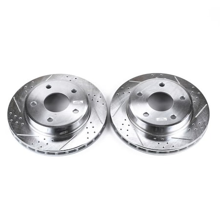 Powerstop Drilld&Slottd Rotor Pair, Ar8763Xpr AR8763XPR